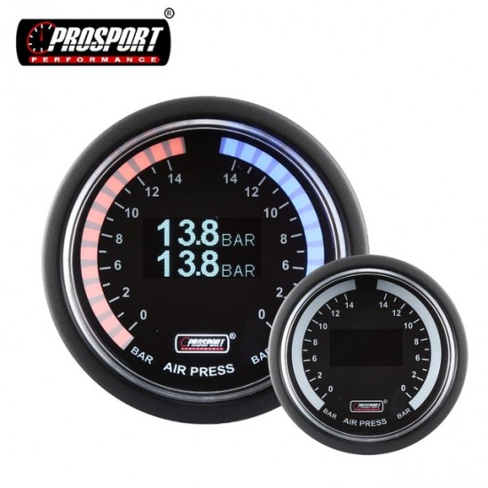 PROSPORT Dual air pressure gauge - OLED display